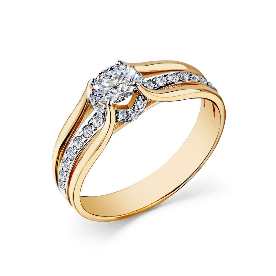 Кольцо, золото, бриллиант, 1-108700-00-00